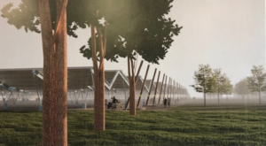 Zonnepark Harderwijk Artists impression 2021