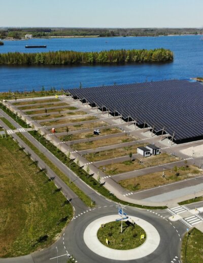 Aanleg Zonnepark Harderwijk april 2022